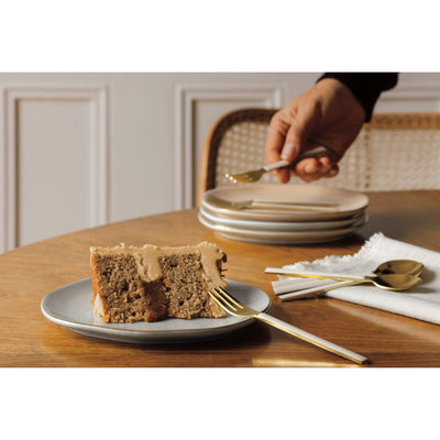 Danica Ivory & Gold Dessert Forks Set Of 4