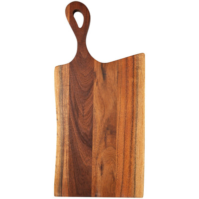 Danica Acacia Rustic Serving Board With Handle 10" x 23"