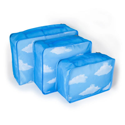 Kikkerland Cloud Travel Packing Cubes Set Of 3