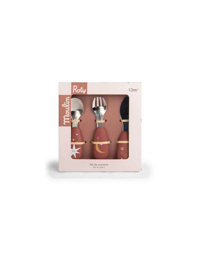 Moulin Roty Toddler Cutlery Set - Apres la Pluie