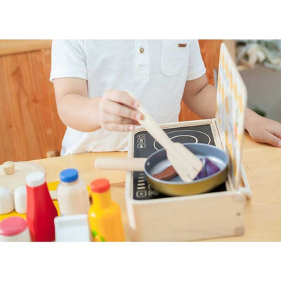PlanToys Toddler Toy Cooking Utensil Set