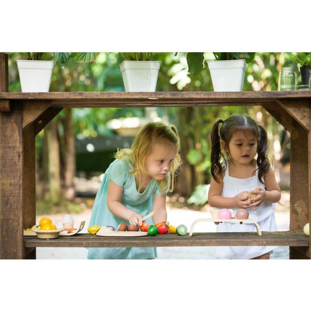 PlanToys Toddler Toy Fruits & Vegetables Set