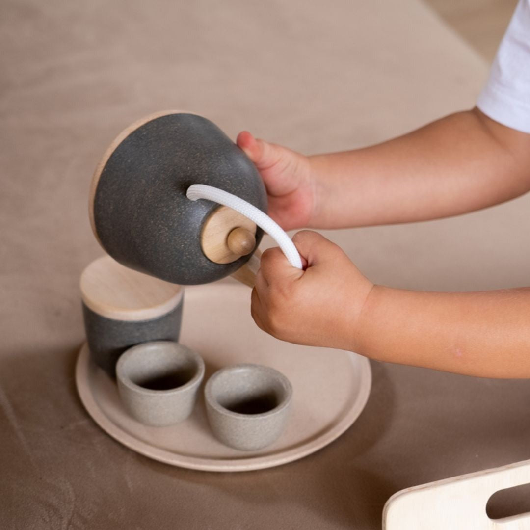 PlanToys Toddler Toy Classic Tea Set