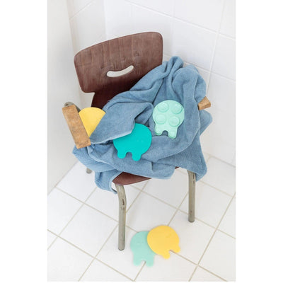 Quut 'Grippi' Bathtub Grips Set Of 8 - Minty Yellow