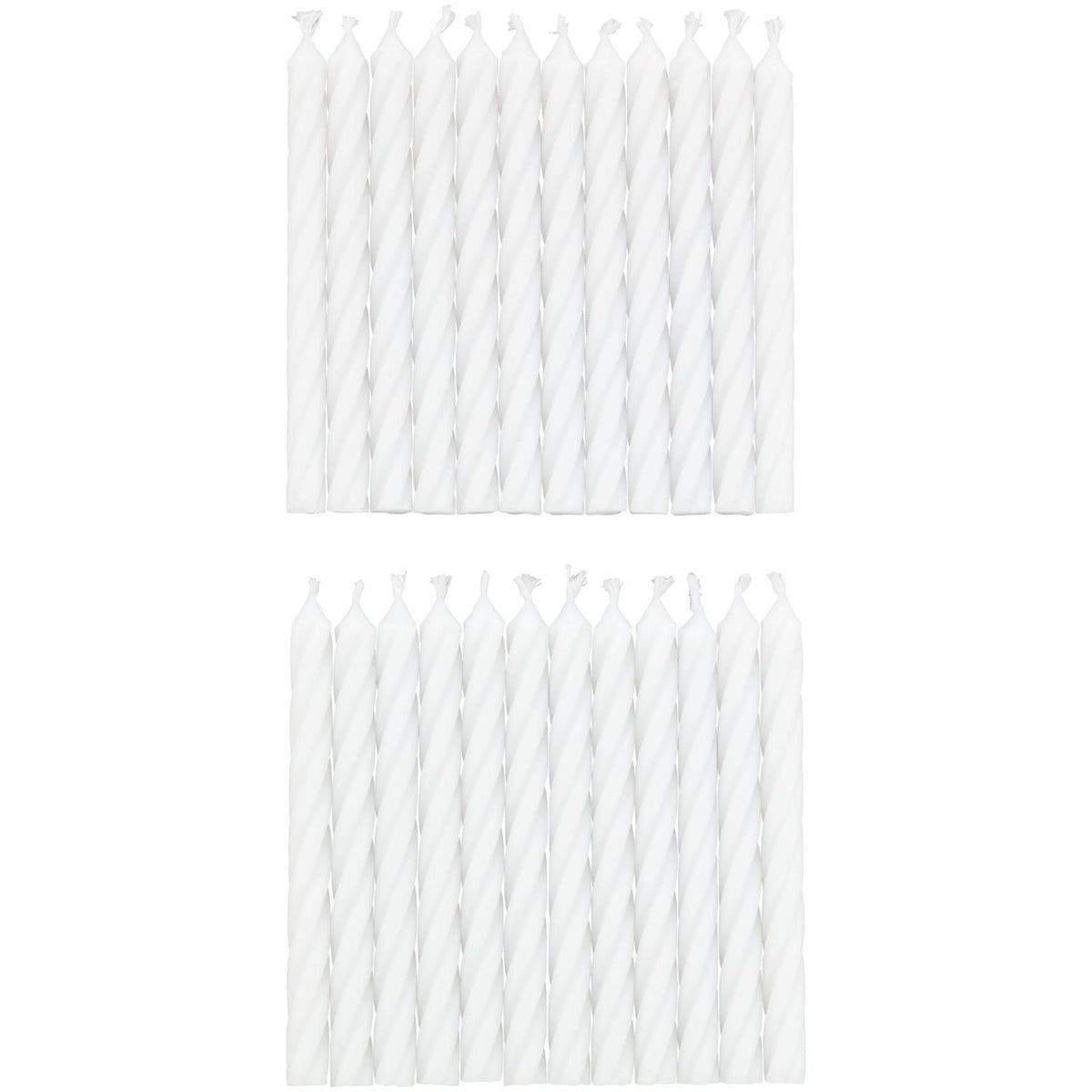 Wilton Birthday Candles 24 Pack - Bright White
