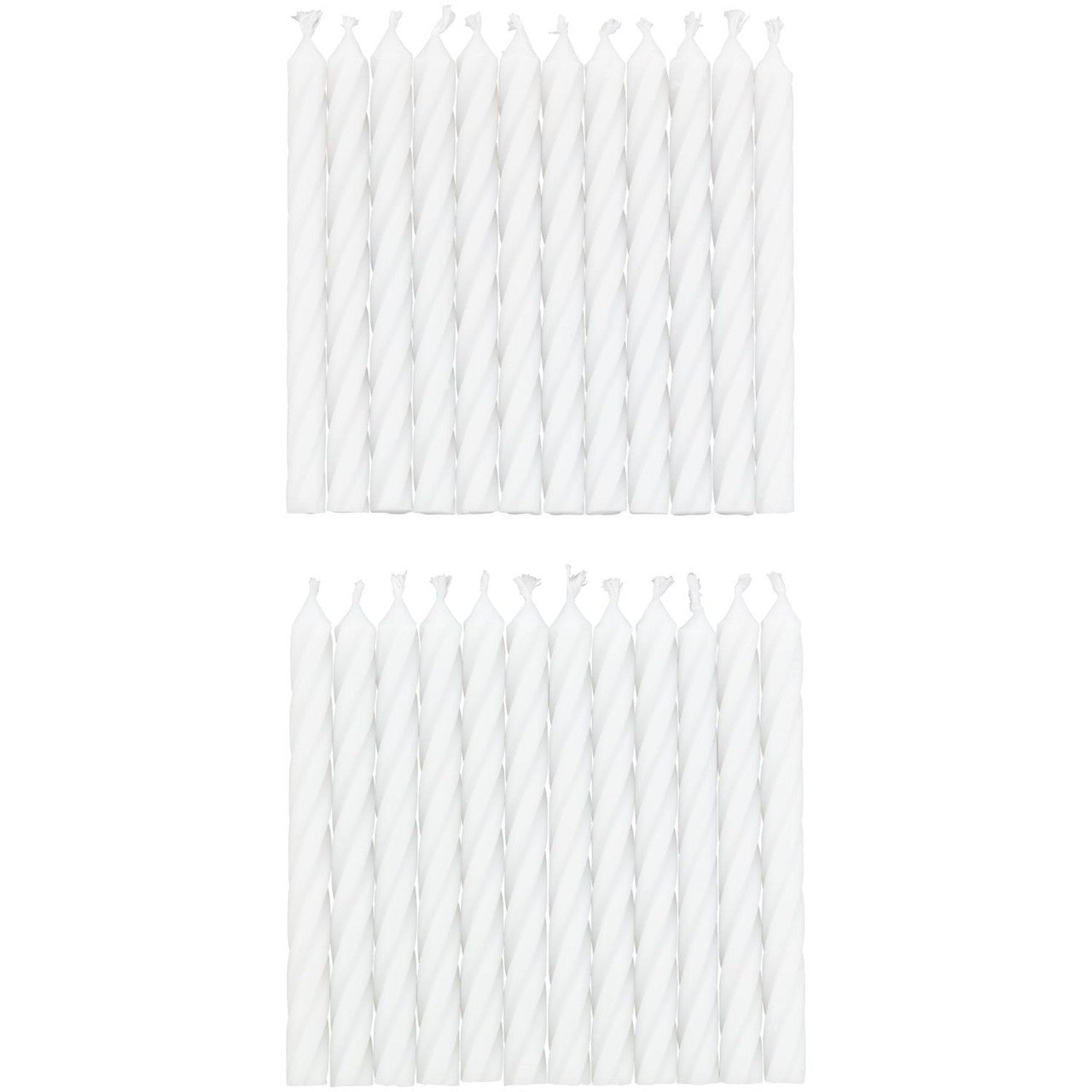 Wilton Birthday Candles 24 Pack - Bright White