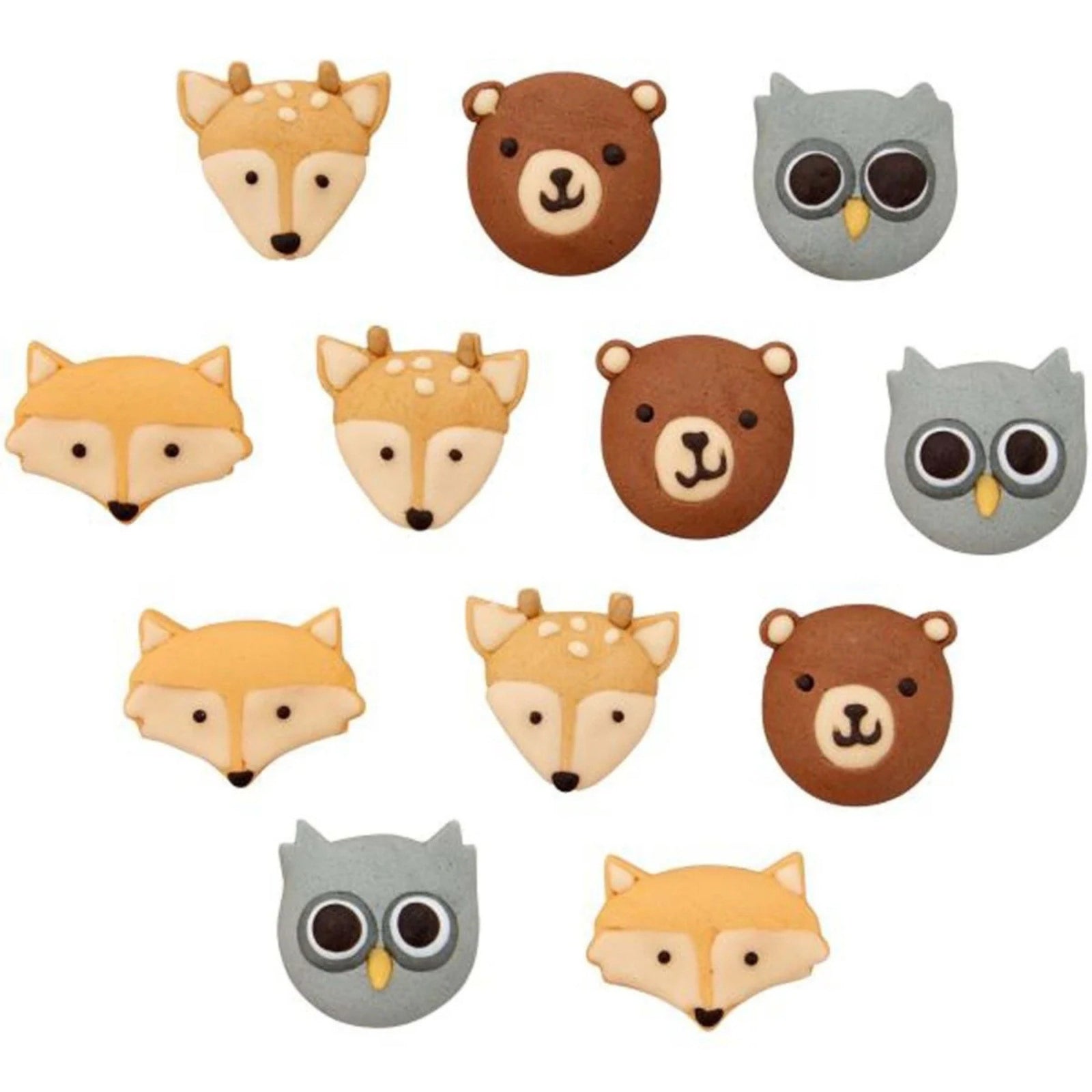 Wilton Edible Icing Decorations - Woodland Animals