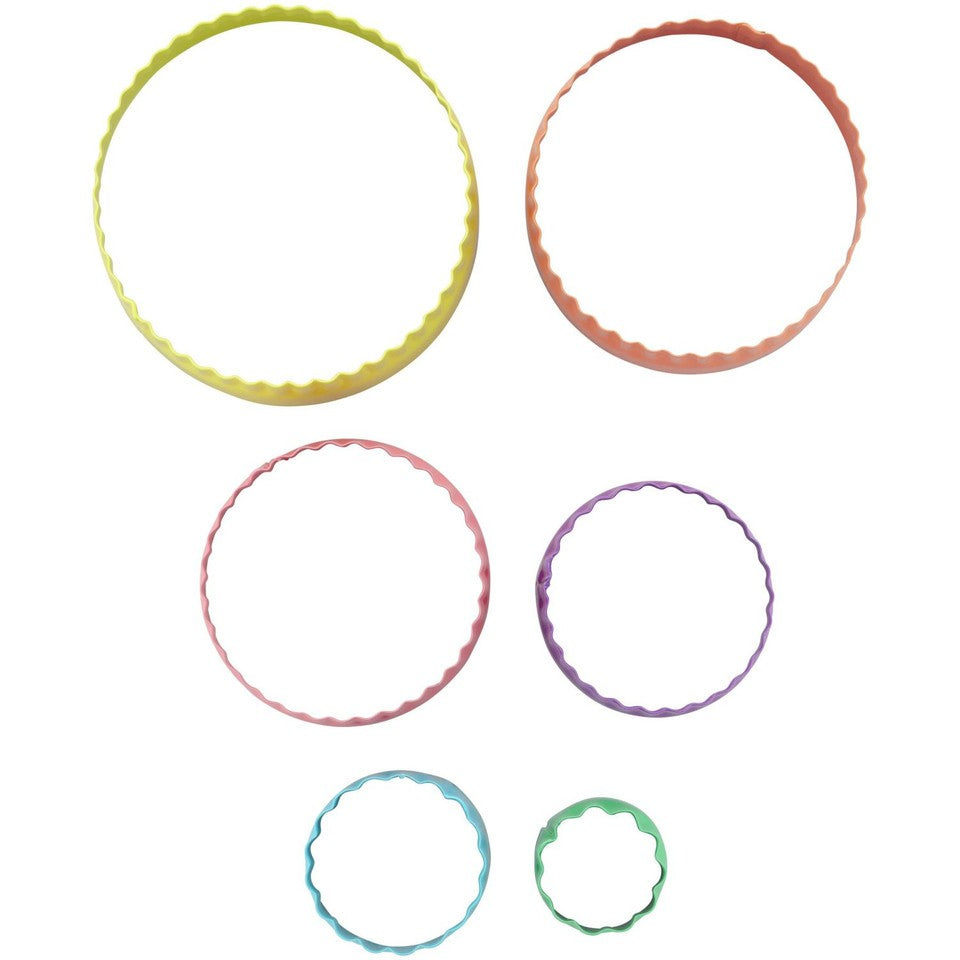 Wilton Double-Sided Round Cookie Cutter Set Of 6
