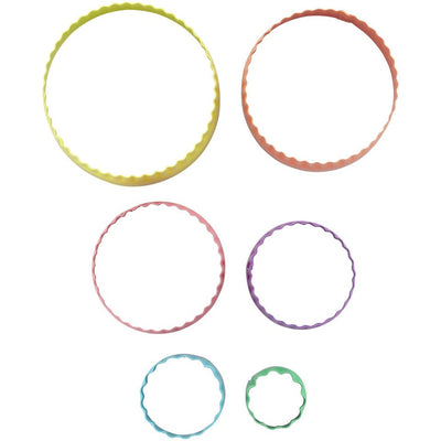 Wilton Double-Sided Round Cookie Cutter Set Of 6