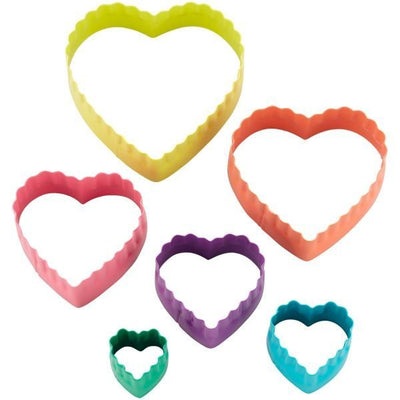 Wilton Double-Sided Heart Cookie Cutter Set Of 6