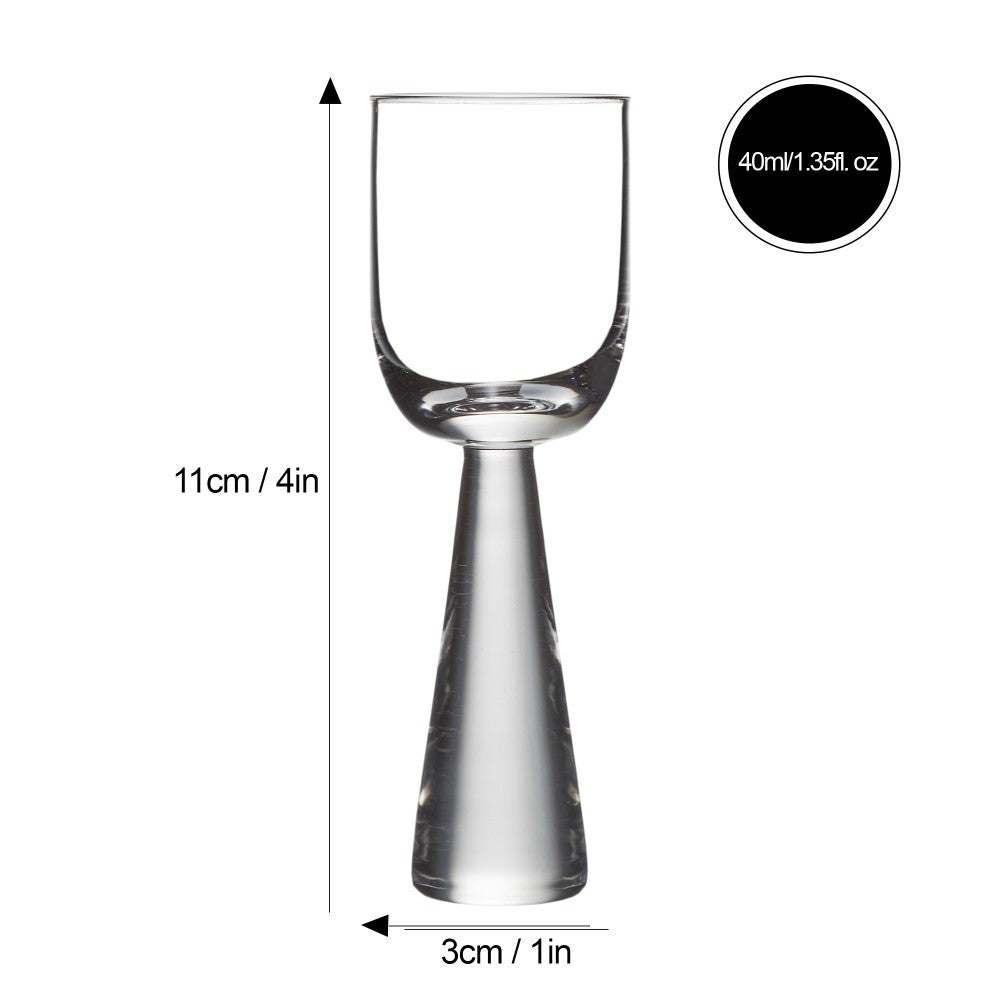 Brilliant Pyramid Shot Glass Set Of 4