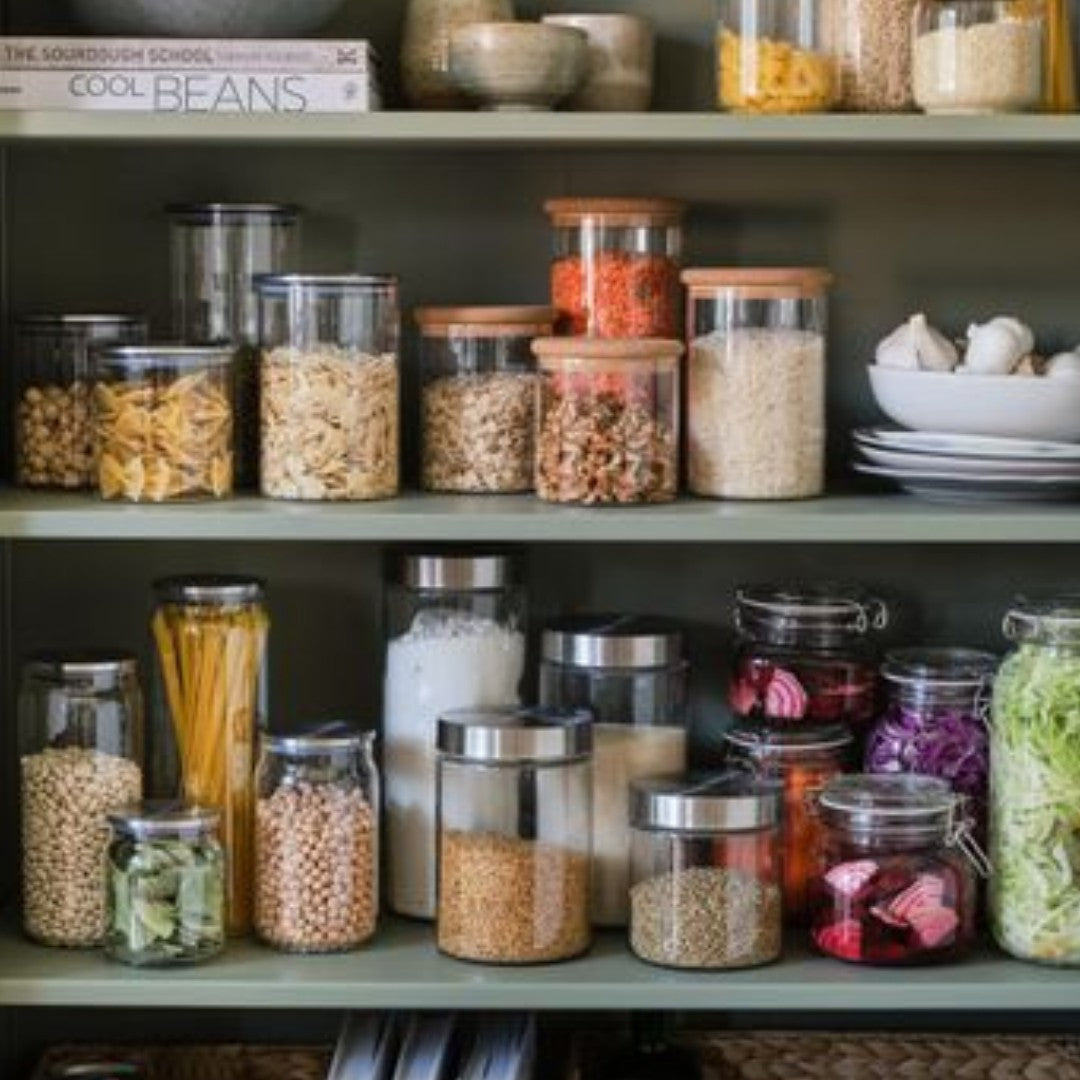 Kitchen Basics Glass Canister 1L