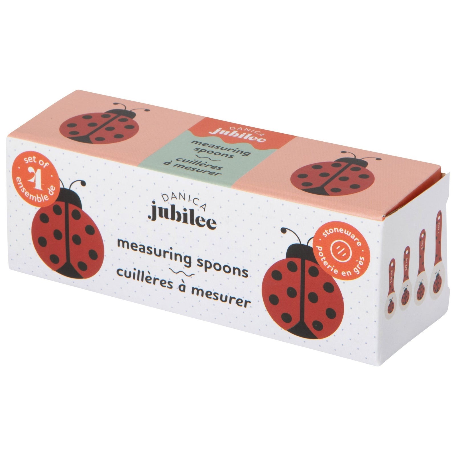 Danica Ladybugs Measuring Spoon Set Of 4