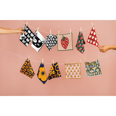 Danica Knit Dishcloth Feline Fine Set Of 3