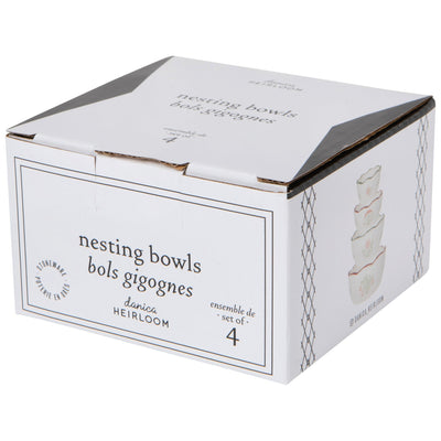 Danica Camellia Nesting Pinch Bowls Set Of 4