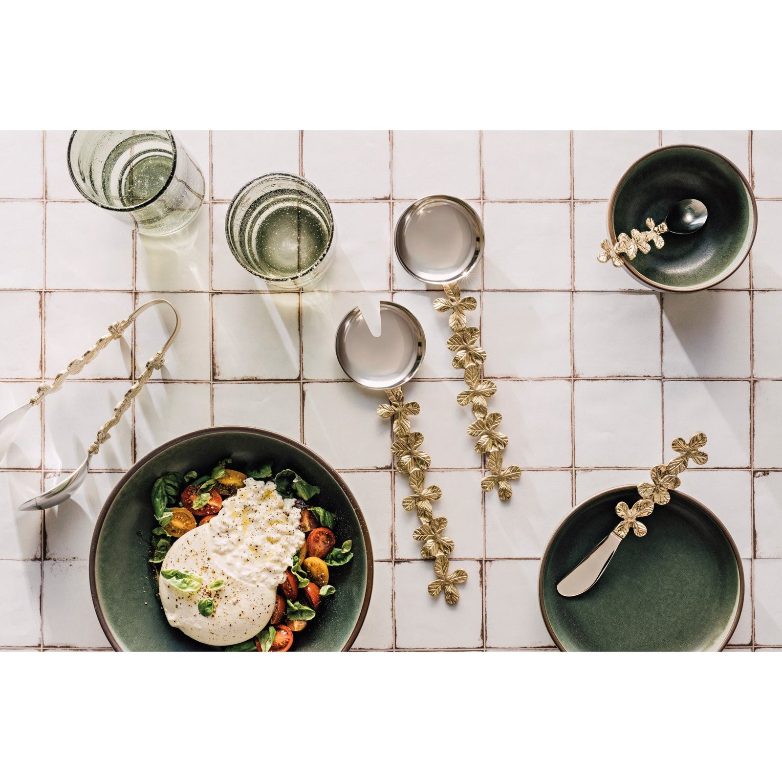 Danica Clover Salad Server Set Of 2