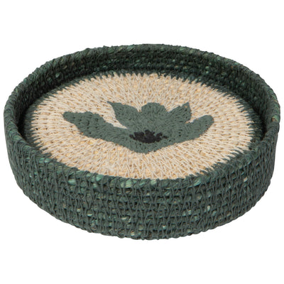 Danica Aria Seagrass Coaster Set Of 4