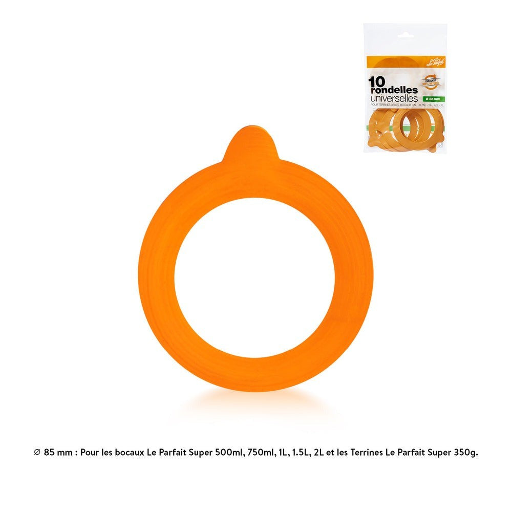 Le Parfait Rubber Ring Set Of 10 - iQ living