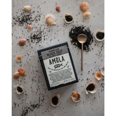 Amola Salt 150g - Hawaiian Black Salt - iQ living