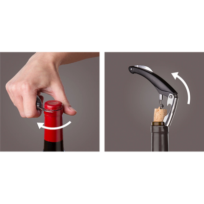 Vacu Vin Waiter's Corkscrew Black