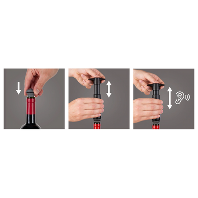 Vacu Vin Original Wine Saver Black - iQ living