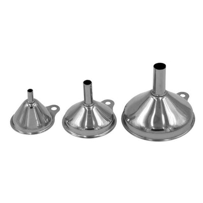 Kitchen Basics Stainless Steel Funnel Set Of 3 - iQ living