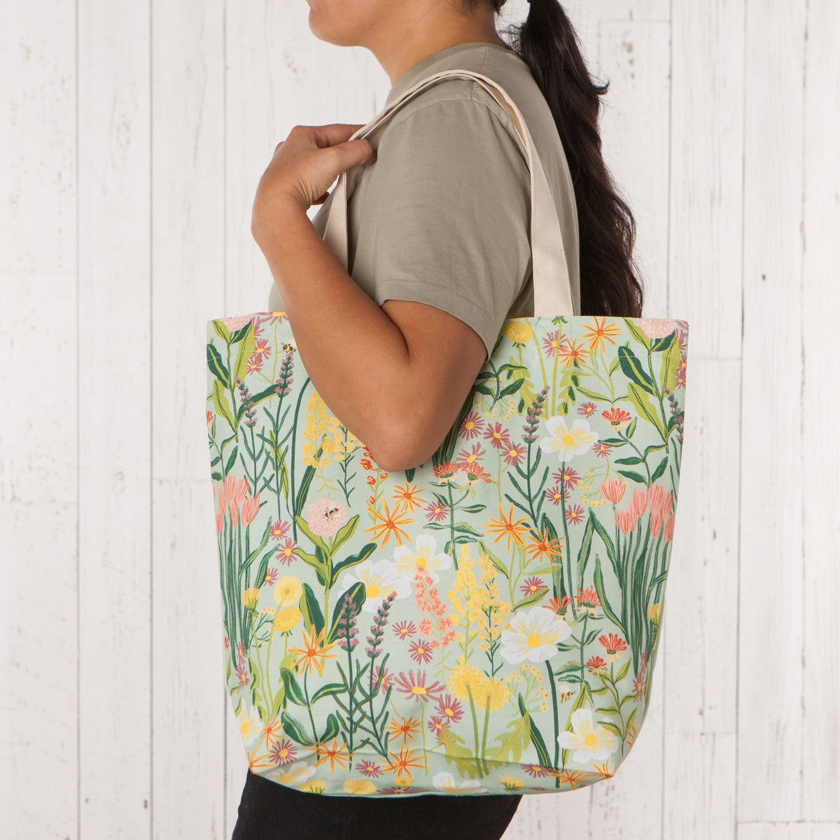 Now Designs Tote Bag Bees & Bloom