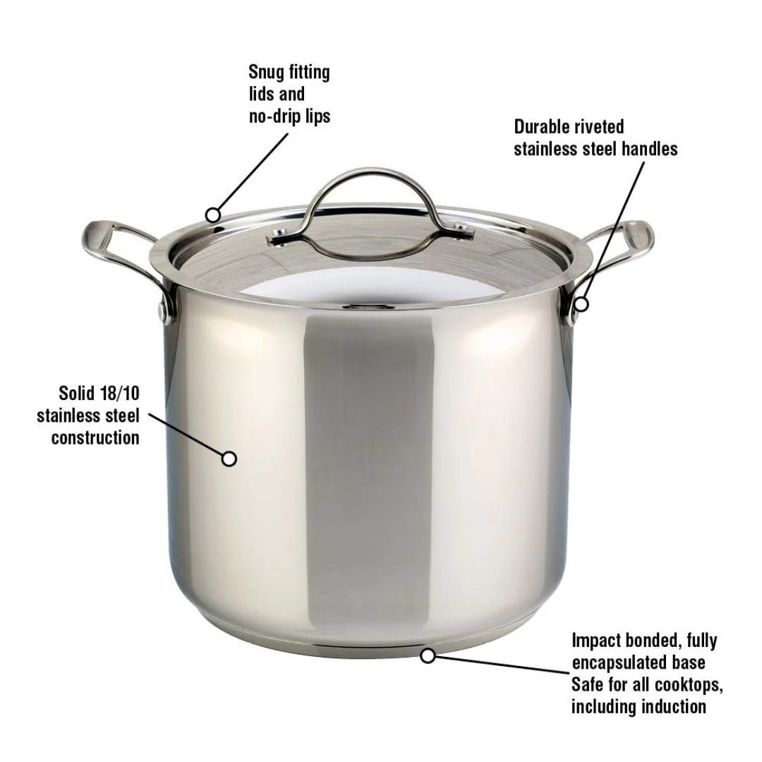 Meyer Confederation Induction Stockpot 14L