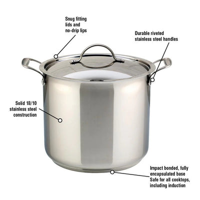 Meyer Confederation Induction Stockpot 14L