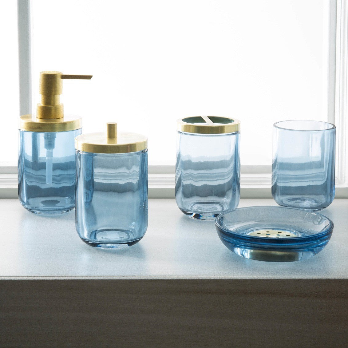 Moda At Home Jasper Blue Cotton Jar