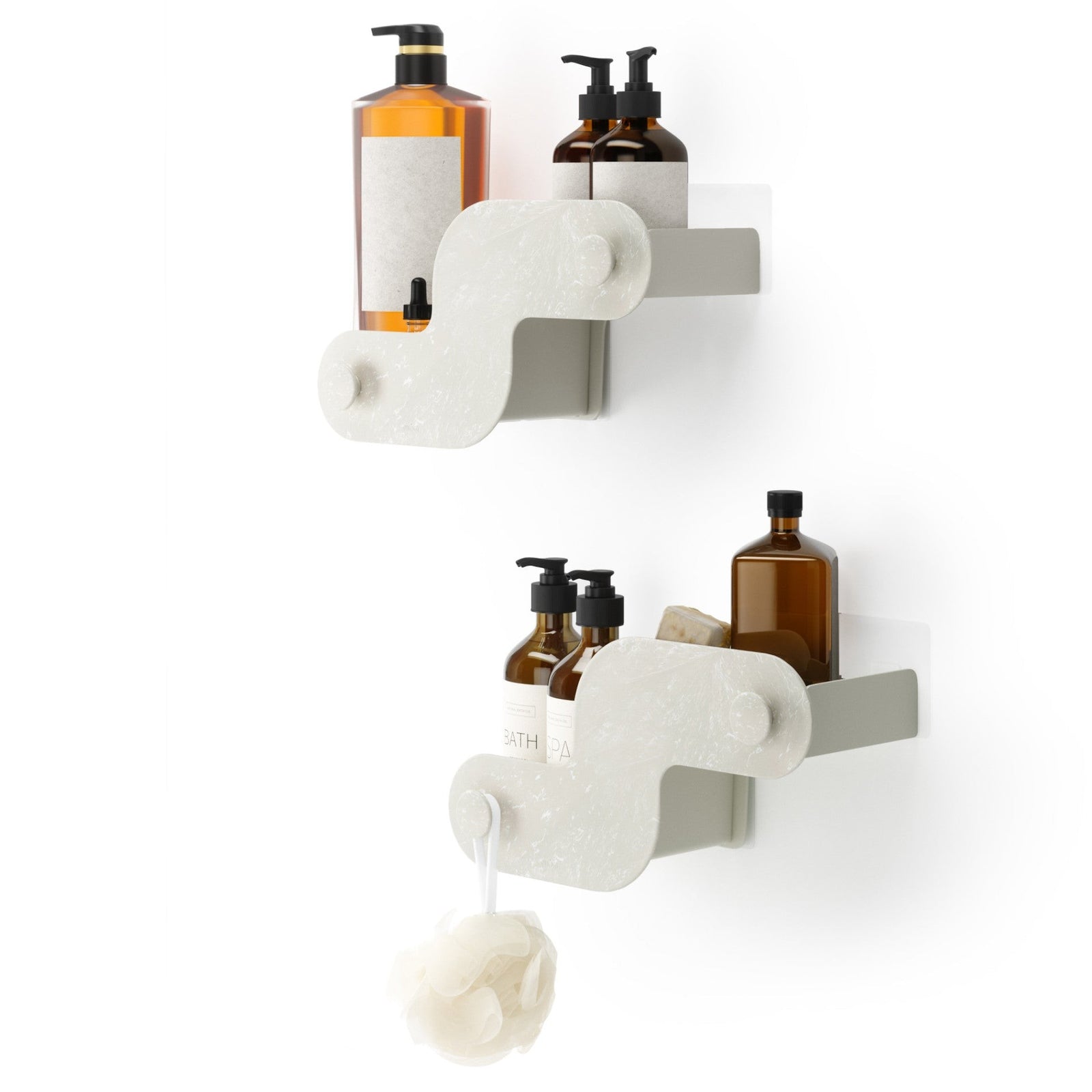 Umbra Nami Adhesive Shower Bins Set Of 2