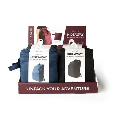 FitKicks Hideaway Packable Backpack