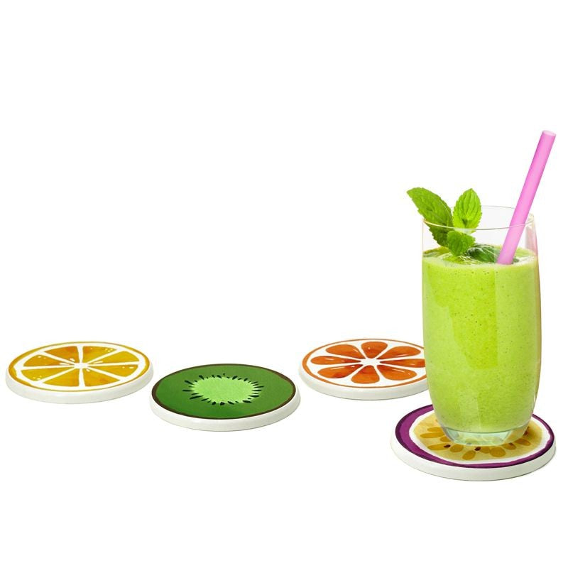 BIA Fruity Coasters Set Of 4