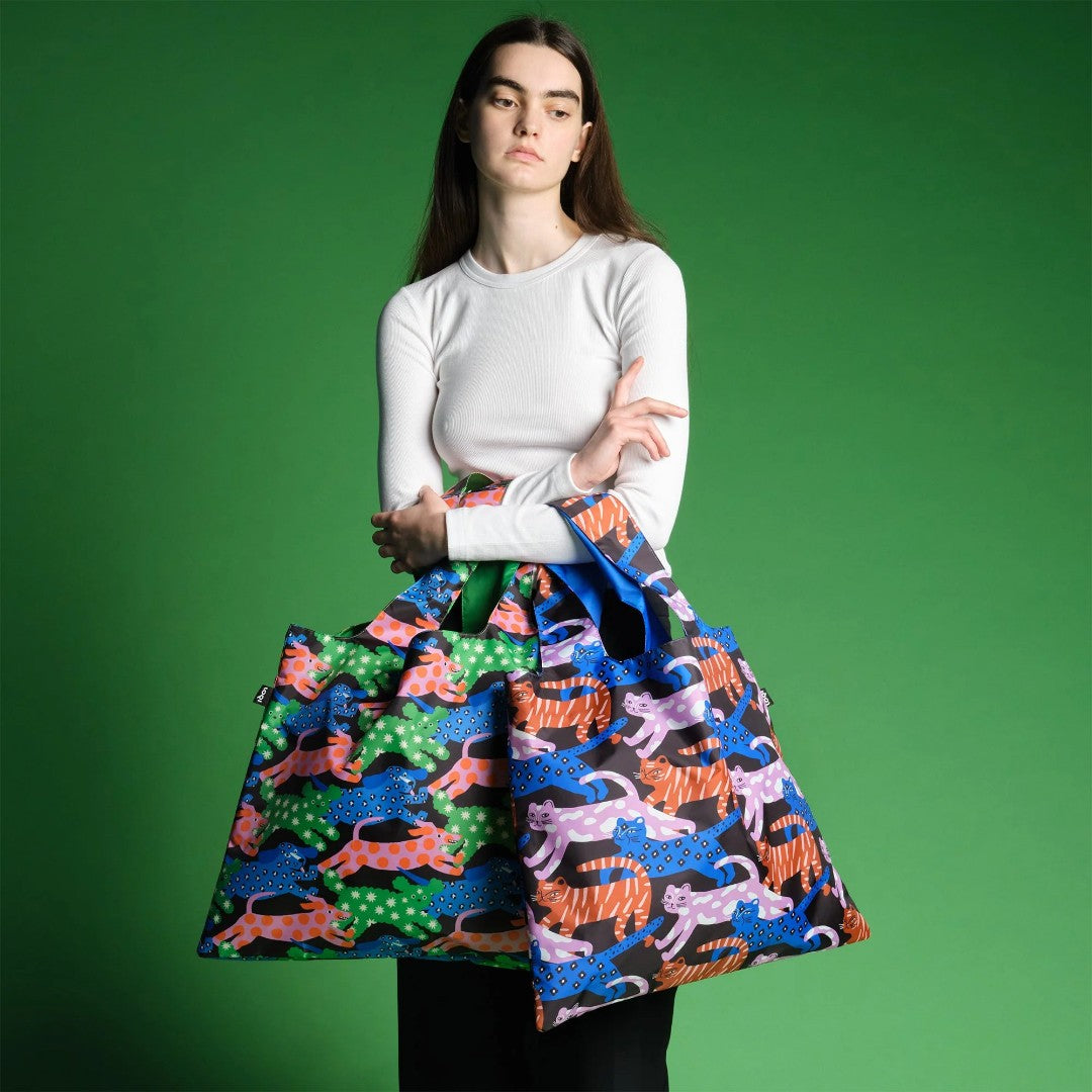 LOQI Tote Bag - Glitter Power Dogs