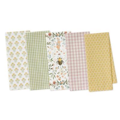 Design Imports Honey Bees Dishtowel - Assorted