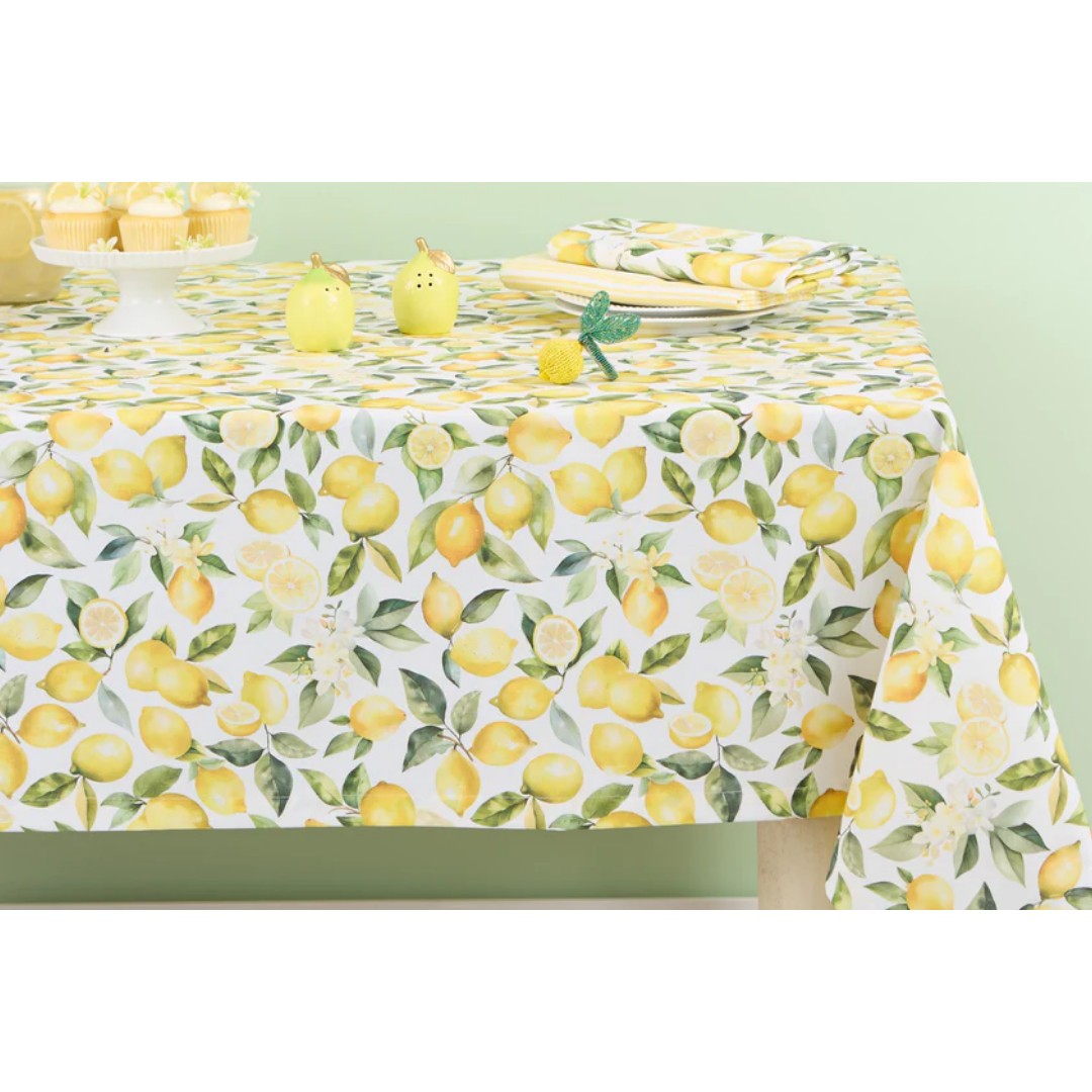 Design Imports Tablecloth - Lemon Grove