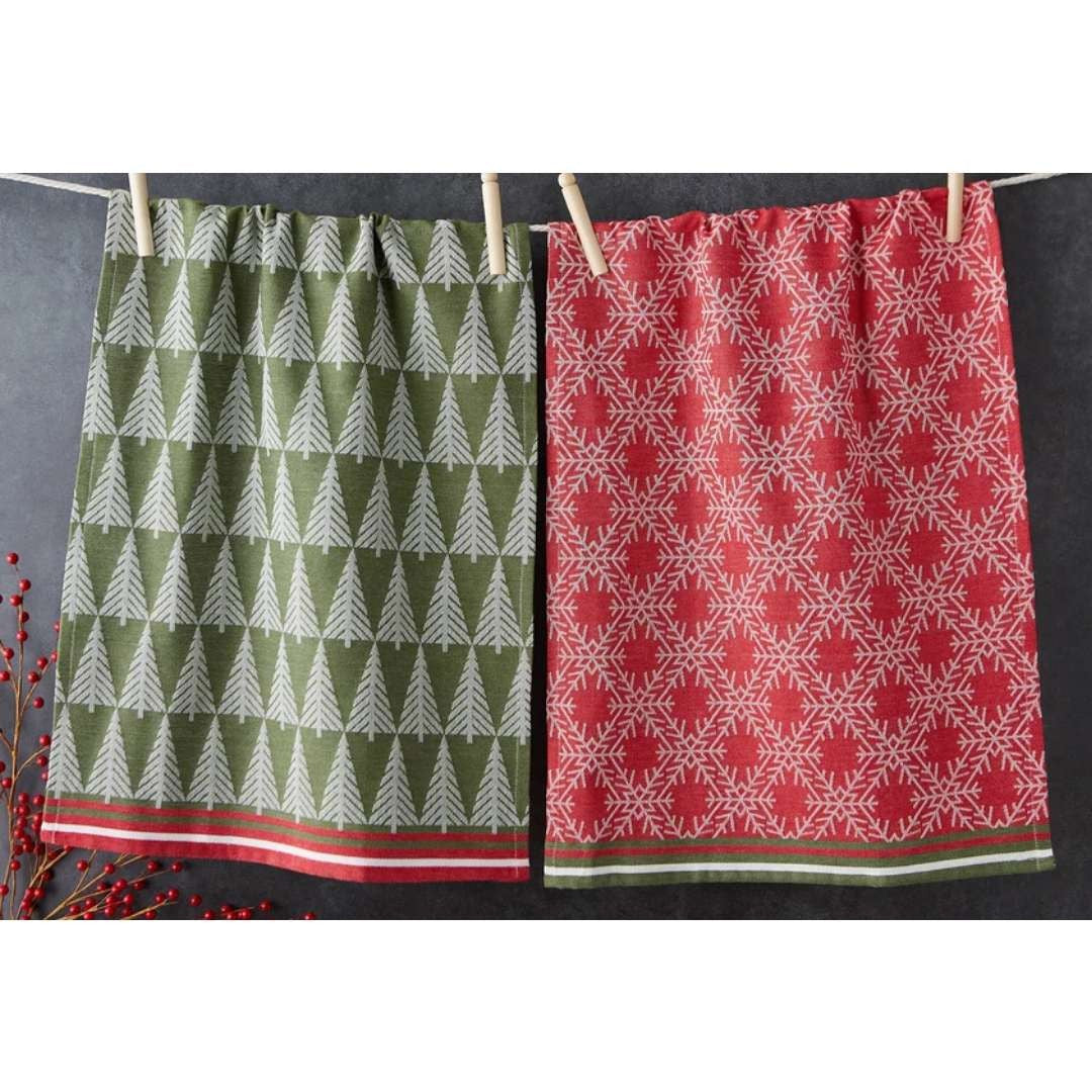 Design Imports Christmas Jacquard Towel Balsam Stroll - Each