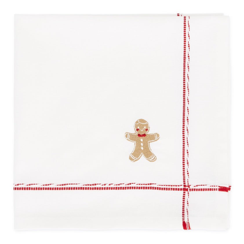 Design Imports Christmas Napkin Set Of 4 Gingerbread Man