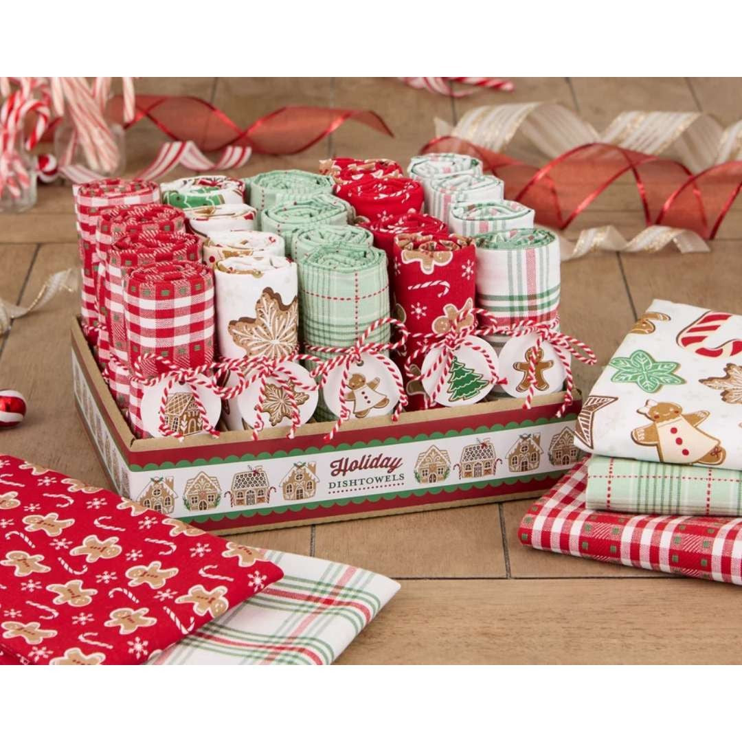 Design Imports Christmas Sugar & Spice Dishtowel - Assorted