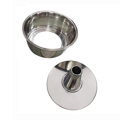 Fox Run Stainless Steel Angel Cake Pan 10"