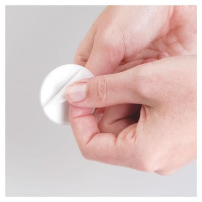iDesign Affixx Medium Wall Hook Set Of 2 - White