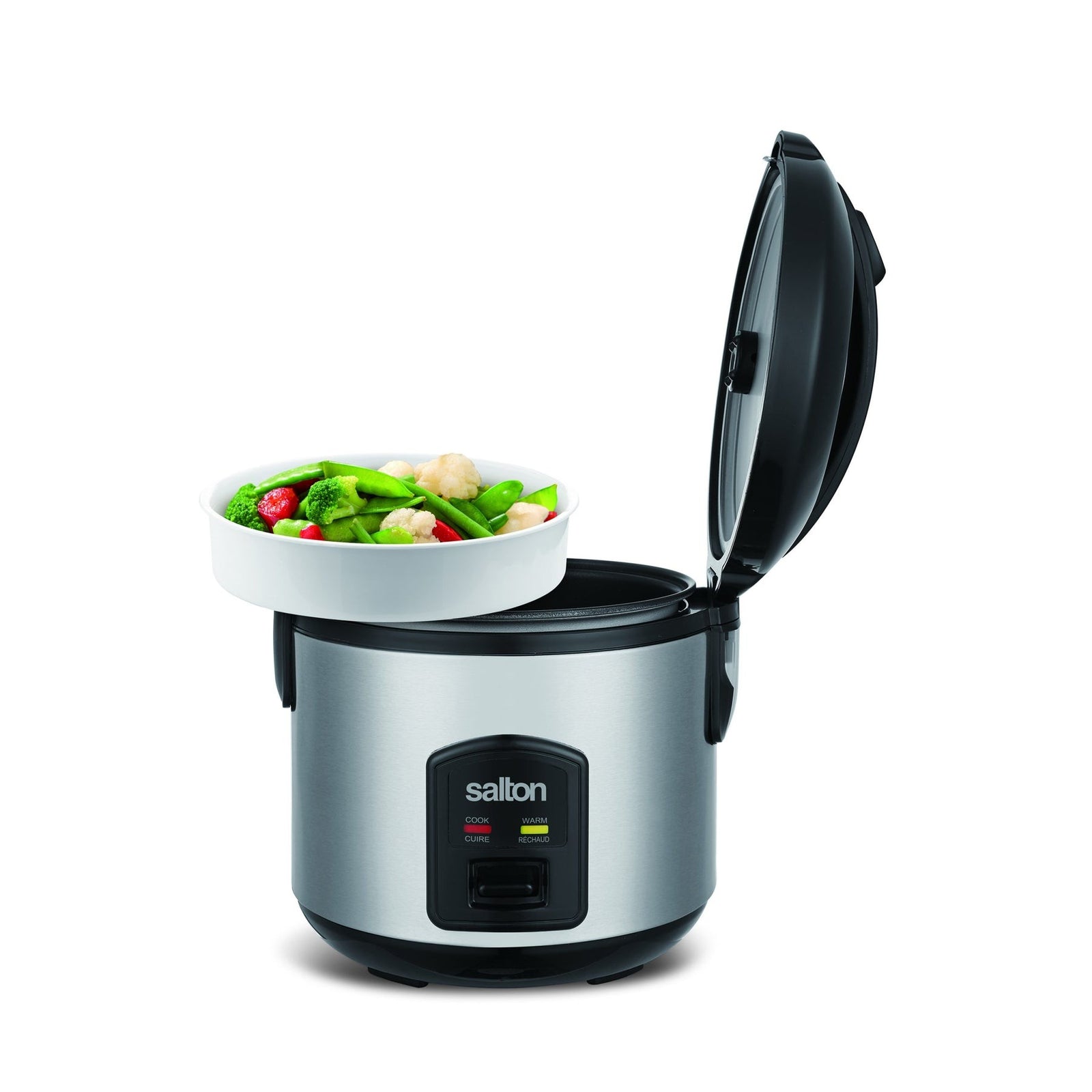 Salton Automatic 8 Cup Rice Cooker With Steamer