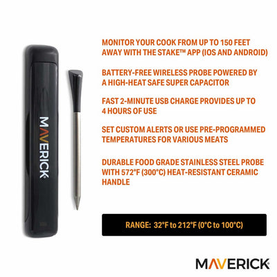 Maverick Stake Wireless Bluetooth Thermometer