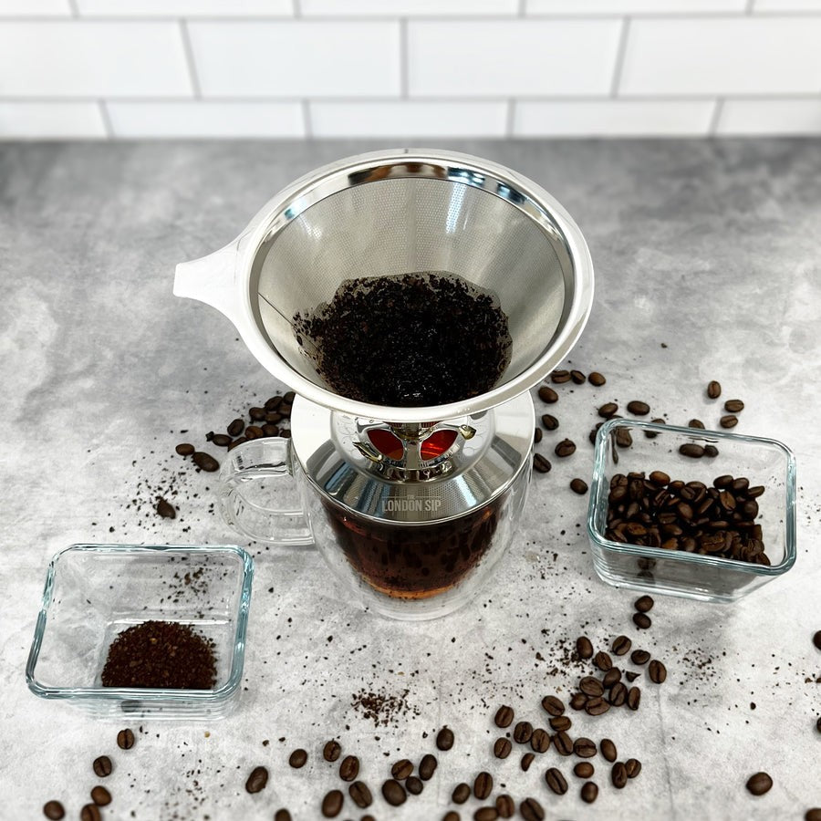 London Sip Stainless Steel Pour Over Coffee Filter