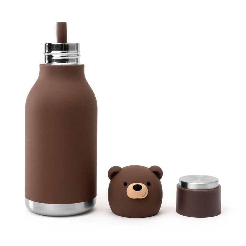 Asobu Kids Bestie Bottle 16oz Brown Bear