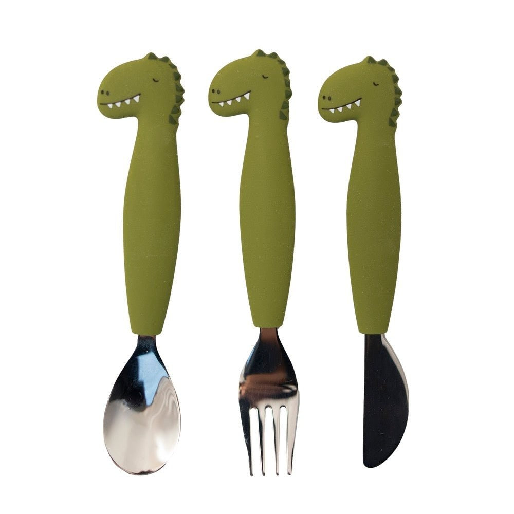Trixie Silicone Kids Cutlery Set Of 3