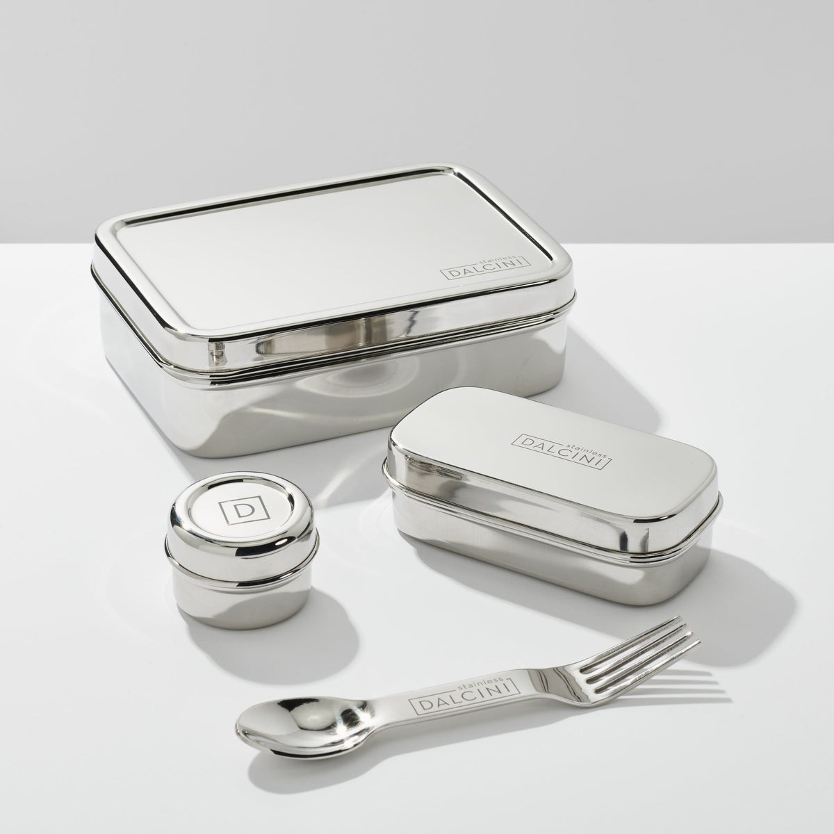 Dalcini 'Lunch For One' Stainless Steel Set