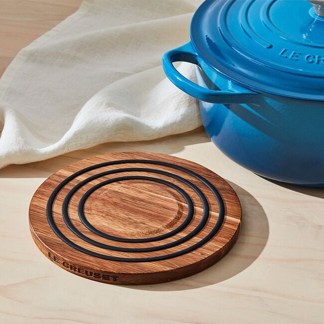 Le Creuset Wooden Magnetic Trivet 8"
