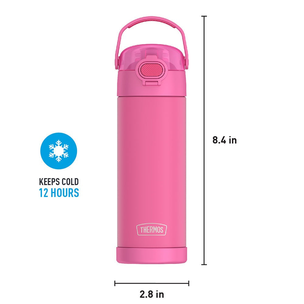 Thermos FUNtainer 16oz Water Bottle Lightning Bolt Green