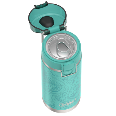 Thermos FUNtainer 18oz Water Bottle Marble Teal